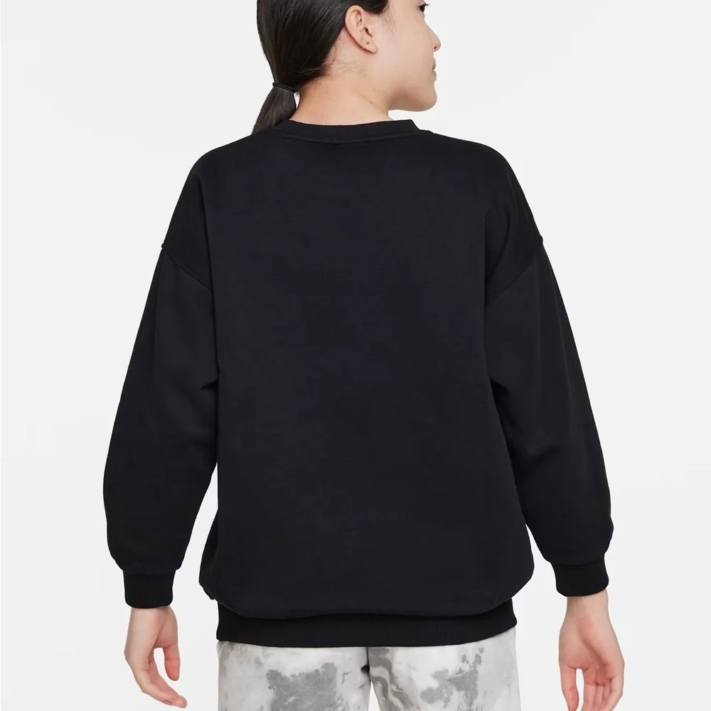 NWT— Nike Kids Black Crewneck Sweater— Size S